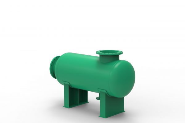 卧式角通除污器